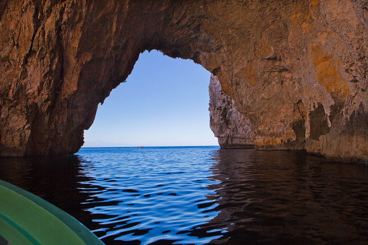 The Blue Grotto in Malta