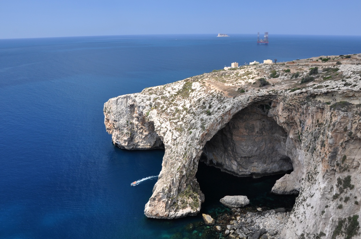 The Blue Grotto in Malta