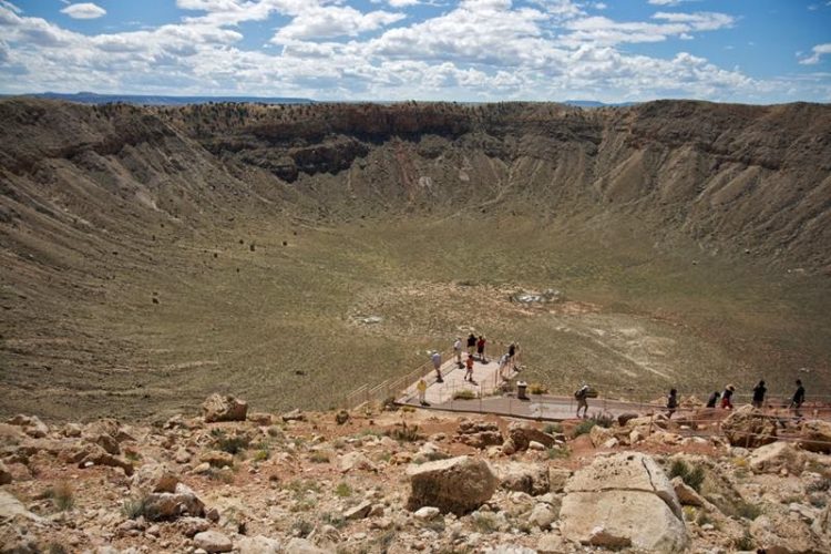 The Giant Barringer Meteor Crater in Arizona Charismatic