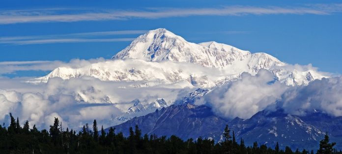 mount mckinley or denali in alaska is the highest mountain peak
