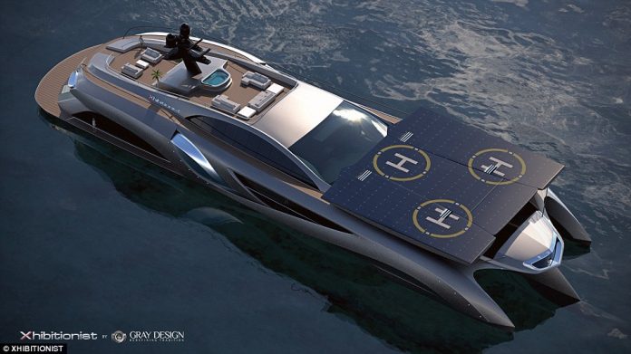 The supercar designer's megaboat costs more than £16 million