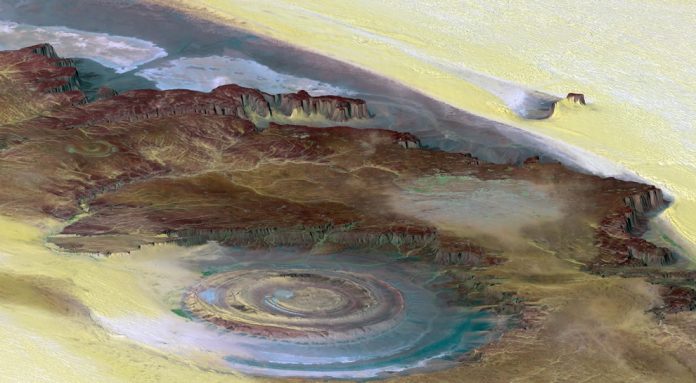 Whenever you’re flying over Mauritania or passing above Africa, you must have a visit out the window and see if you can spot the Richat Structure. Whenever you’re flying over Mauritania or passing above Africa, you must have a visit out the window and see if you can spot the Richat Structure.
