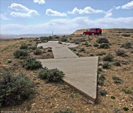 At Thayer Juntion, in Wyoming, there are boards that supply information about the arrows and their use to passers-by