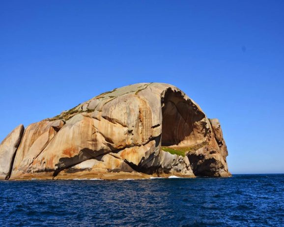 cleft island a granite island of wilsons promontory in australia