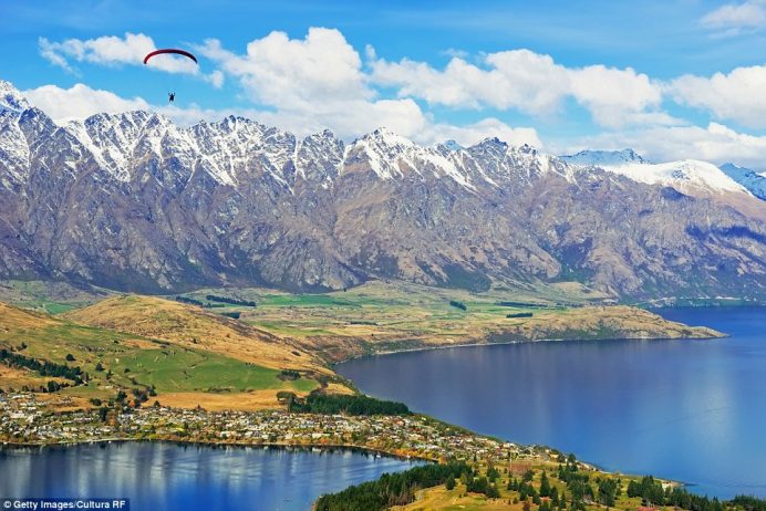 Paragliding over Remarkables Mountain Range is an incredible way to see the snow-capped mountains and lakes from above