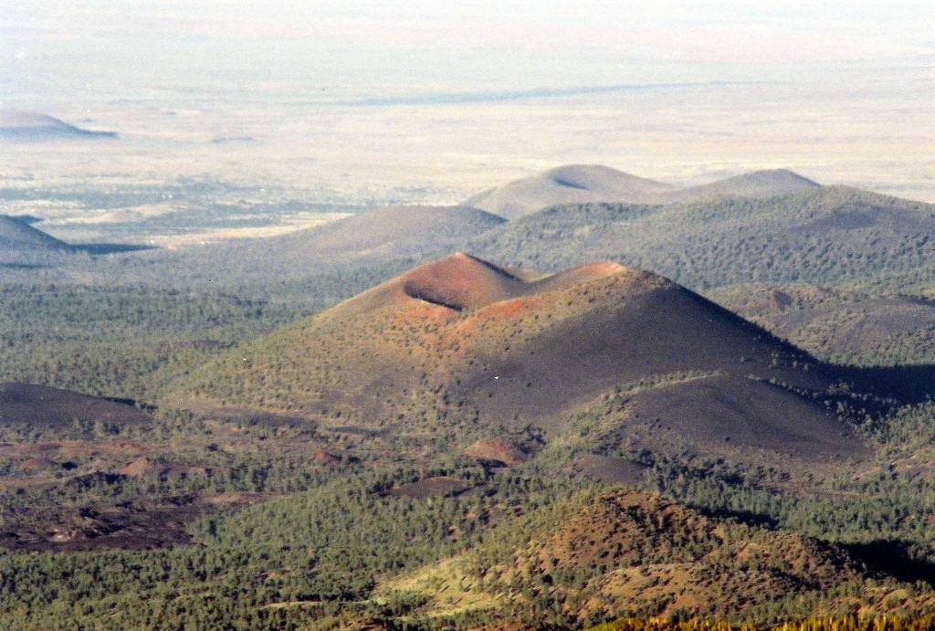 Sunset Crater Volcano is approximately one thousand years old. Sunset Crater Volcano is approximately one thousand years old.