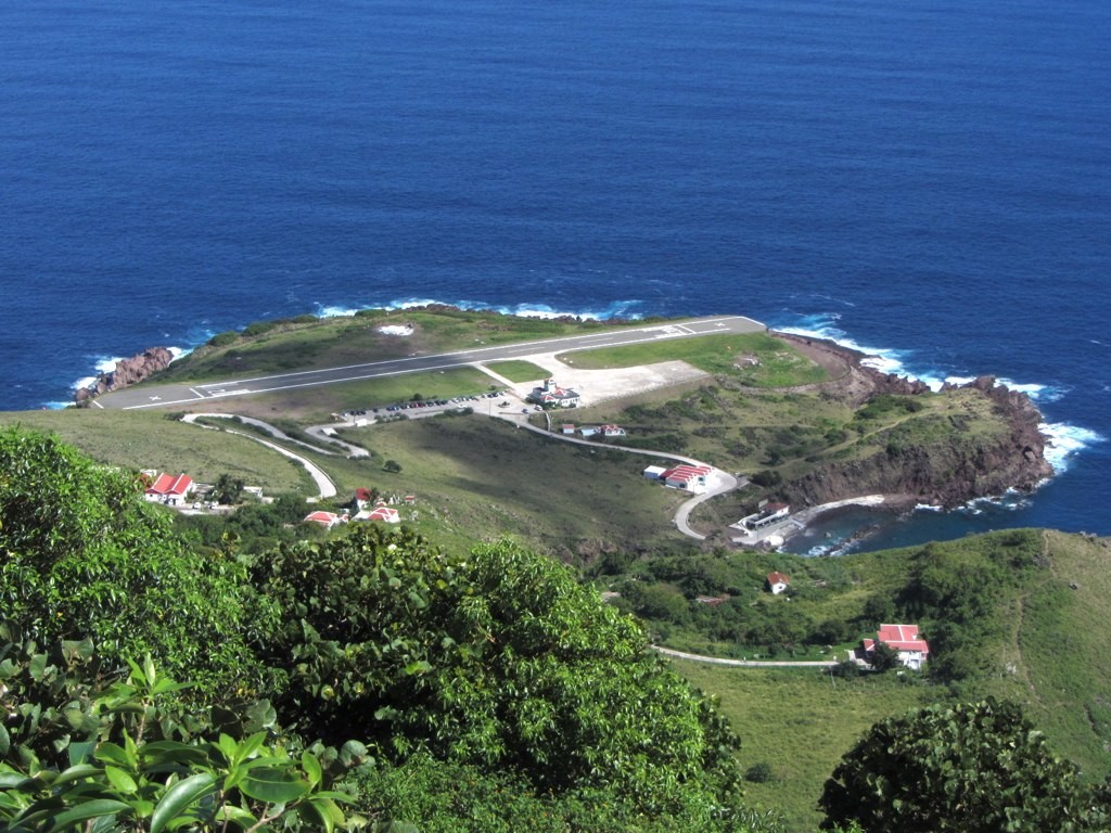 There’s possibility that an airplane might overshoot the runway during landing or takeoff and end up in the sea or on the cliffs.