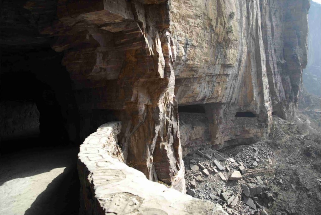 This majestically beautiful tunnel connects the village of Guoliang to the outside through the Taihang Mountains which are located in Huixian, Xinxiang, Henan Province of China.