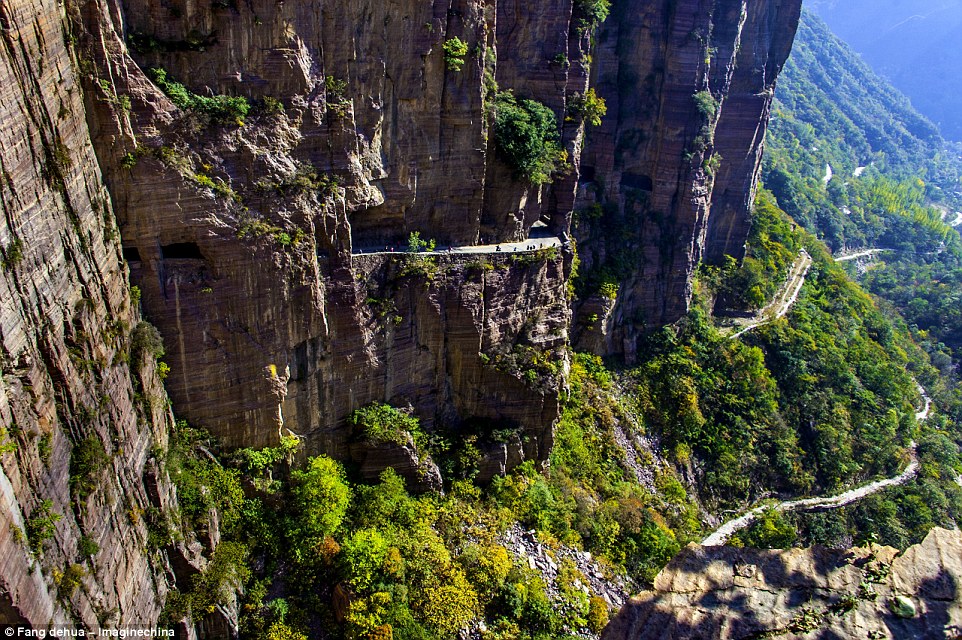 . The only way to reach it was to travel through valley surrounded by towering mountains, and then climb the Sky Ladder.