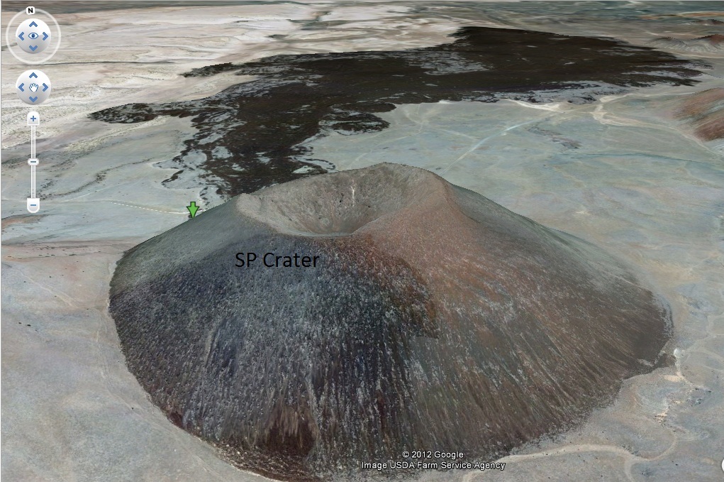 S P Crater is a classics cinder cone volcano fields in the desert of San Francisco, about 40 km between Flagstaff, Arizona and the Grand Canyon.