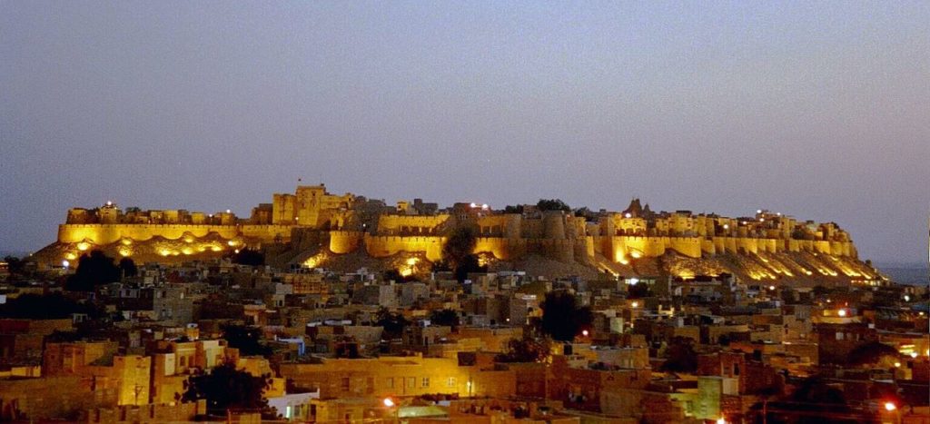The Jaisalmer Fort began in 1196 and it took 7 years to complete, and subsequent rulers kept making additions and alterations to it.