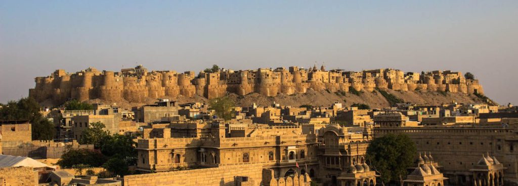 In 2013 the massive fort is declared UNESCO World Heritage Site stands amidst the sandy expanse of the great Thar Desert, on Trikuta Hill, and has been the scene of various battles.