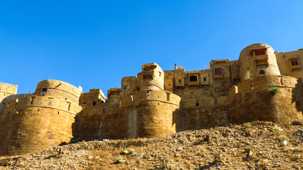 The Jaisalmer Fort is built in 1156AD by the Ruler Rawal Jaisal.