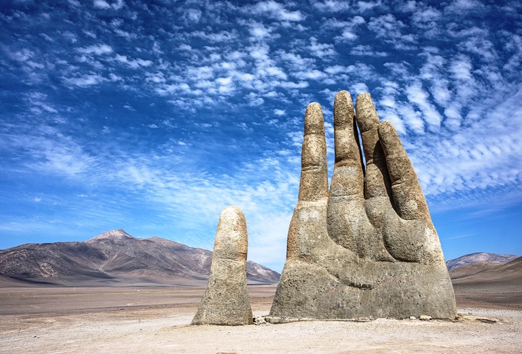 The Hand of Desert in Chile - Charismatic Planet