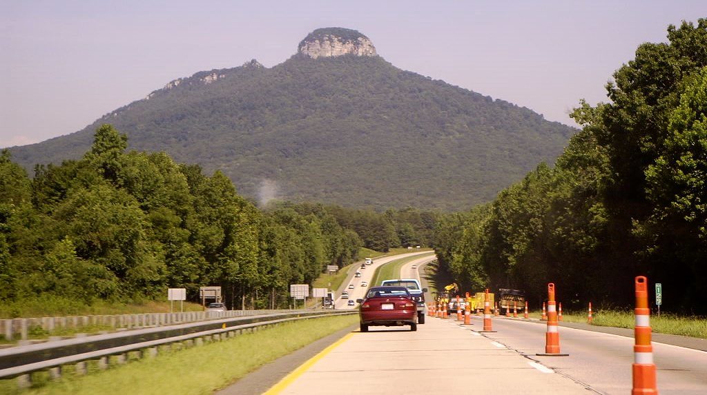 , the favorite ones are rock climbing and rappelling at Pilot Mountain; offer a challenge to experienced climbers.