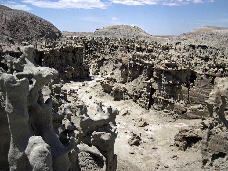 This region is may be hard to get to, but one is rewarded by a short easy walk of less than one mile through a variety of fantastic formations.