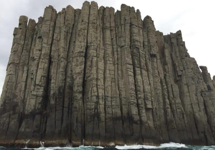 The geologists call these rocks are “dolerites”, due to it's distinctive elongated shape and hexagonal columns.