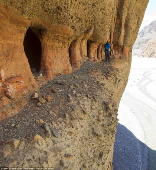 Caves of Mustang Nepal - Climber Cedar Wright explores the series of caves near the village of Tsele Caves of Mustang Nepal - Climber Cedar Wright explores the series of caves near the village of Tsele
