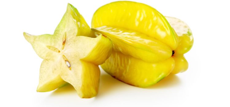 The fruit has prominent longitudinal ridges, running down its sides usually five when cut in cross-section, hence its name in cross section, it resembles a star.