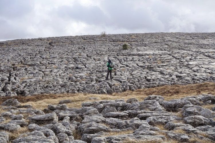 This is the most extensive area of pavements in the UK outside the Ingleborough area in Yorkshire.