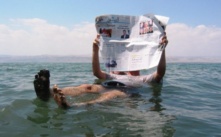 Even a person can read a newspaper or a book, without fear to wet it. This water is not suitable for living beings, though tiny bacteria and microfungi are present here.