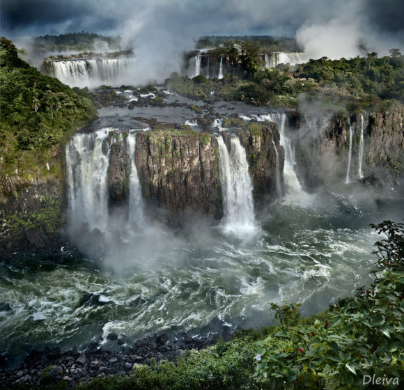 Waterfalls are gems of Mother Nature. Their natural beauty really takes your breath away. 2. Iguazu Falls in Argentina-Brazil = Waterfalls are gems of Mother Nature. Their natural beauty really takes your breath away.