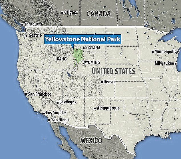 According to the U.S. Geological Survey, the last eruption at Yellowstone was 640,000 years ago.