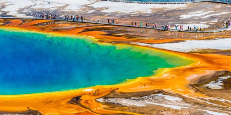 Researchers believed, such Yellowstone supervolcano is capable of unleashing abundant ash and rock into hundreds of cubic miles at one time into an eruption radius large enough to cover most of the united states in a thick fog and effect the environment of the entire planet.