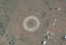 The fascinating 'UFO landing pad' that has been built in the middle of the Argentinian desert