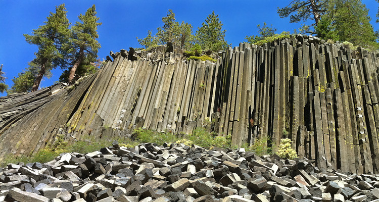 The Devils Postpile is an amazing place but worth the hike to the top.