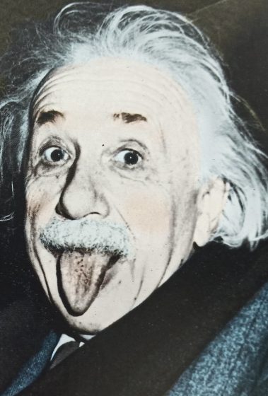Captured for posterity - This famous photo of Einstein was taken on his 72nd birthday on 14 March 1951.