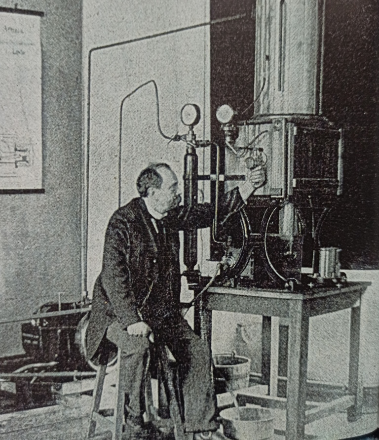 Looking to the Future - Arsene d'Arsonval in 1910, photographed in a newly established laboratory at Nogent sur Marne which he headed until 1931. Looking to the Future - Arsene d'Arsonval in 1910, photographed in a newly established laboratory at Nogent sur Marne which he headed until 1931.